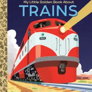 Bargain My Little Golden Book About Trains