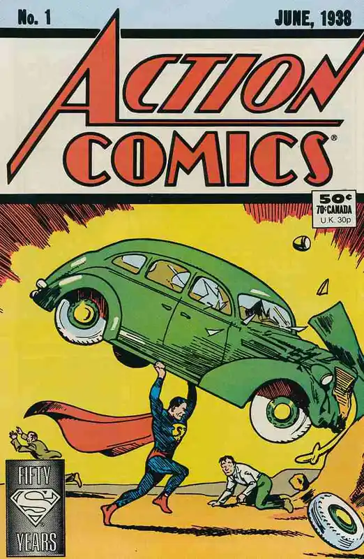 Action Comics (1938 1st Series DC 1988 Reprint Direct Edition) #1 Raw Save Now