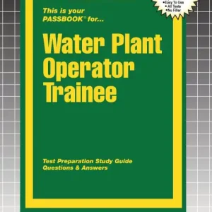 Water Plant Operator Trainee Free Shipping