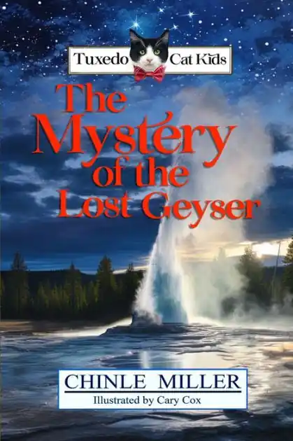Free Shipping The Tuxedo Cat Kids in the Mystery of the Lost Geyser