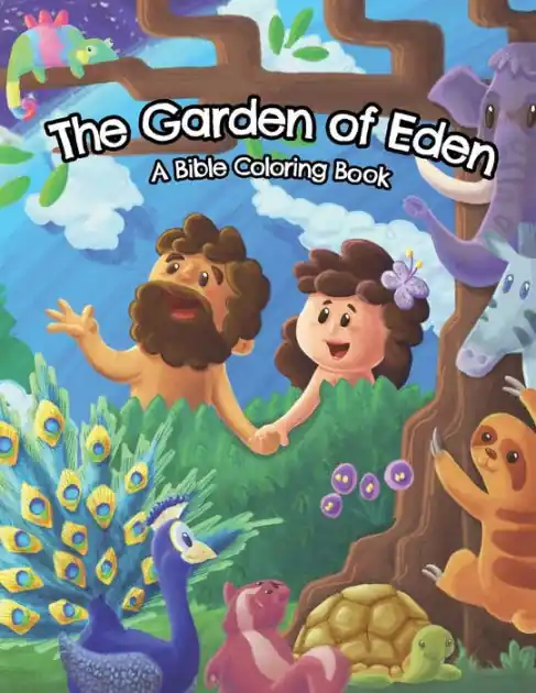 Special Discount The Garden of Eden: A Bible Coloring Book