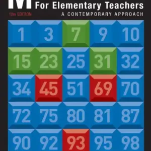 Mathematics for Elementary Teachers: A Contemporary Approach Instant Buy