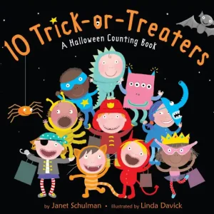10 Trick-or-Treaters: A Halloween Book for Kids and Toddlers Price Cut