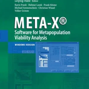 META-X®-Software for Metapopulation Viability Analysis Best Price