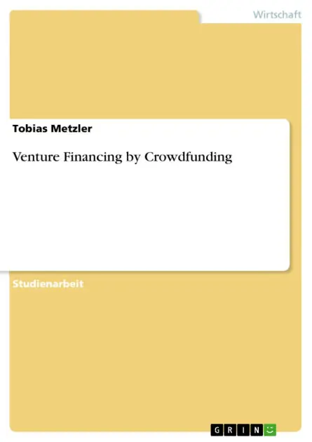 Venture Financing by Crowdfunding Fan Favorite